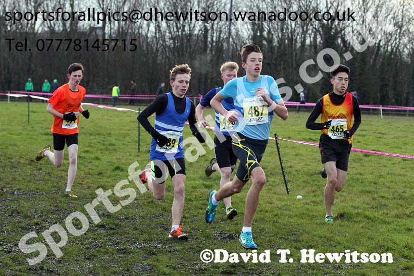 Mens under-17s North Eastern Cross Country Chanpionships. Photo: David T. Hewitson/Sports for All Pics